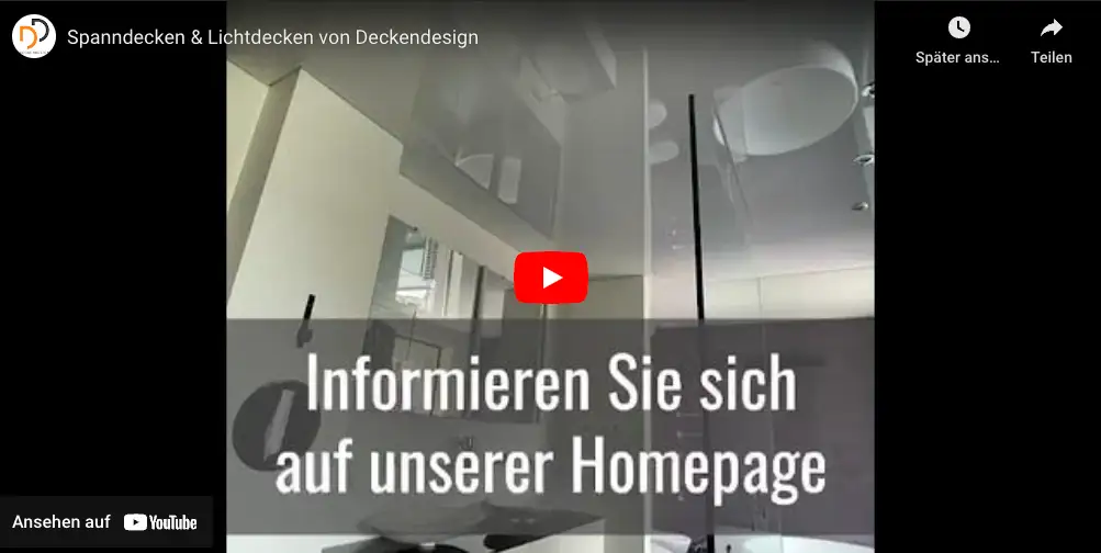 Video Badezimmerdecke